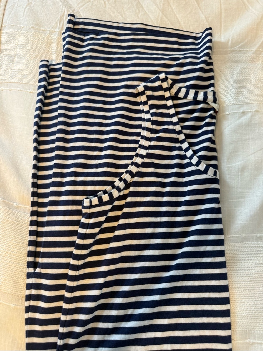 Vineyard Vines Navy and White Striped Maxi Dress - Picture 7 of 7